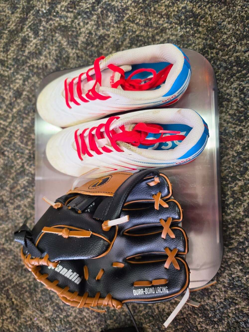 Franklin Baseball Glove And Cleats Set